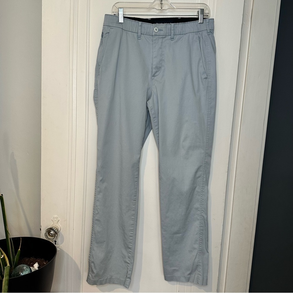 Abercrombie & Fitch Light Blue Stretch Chinos